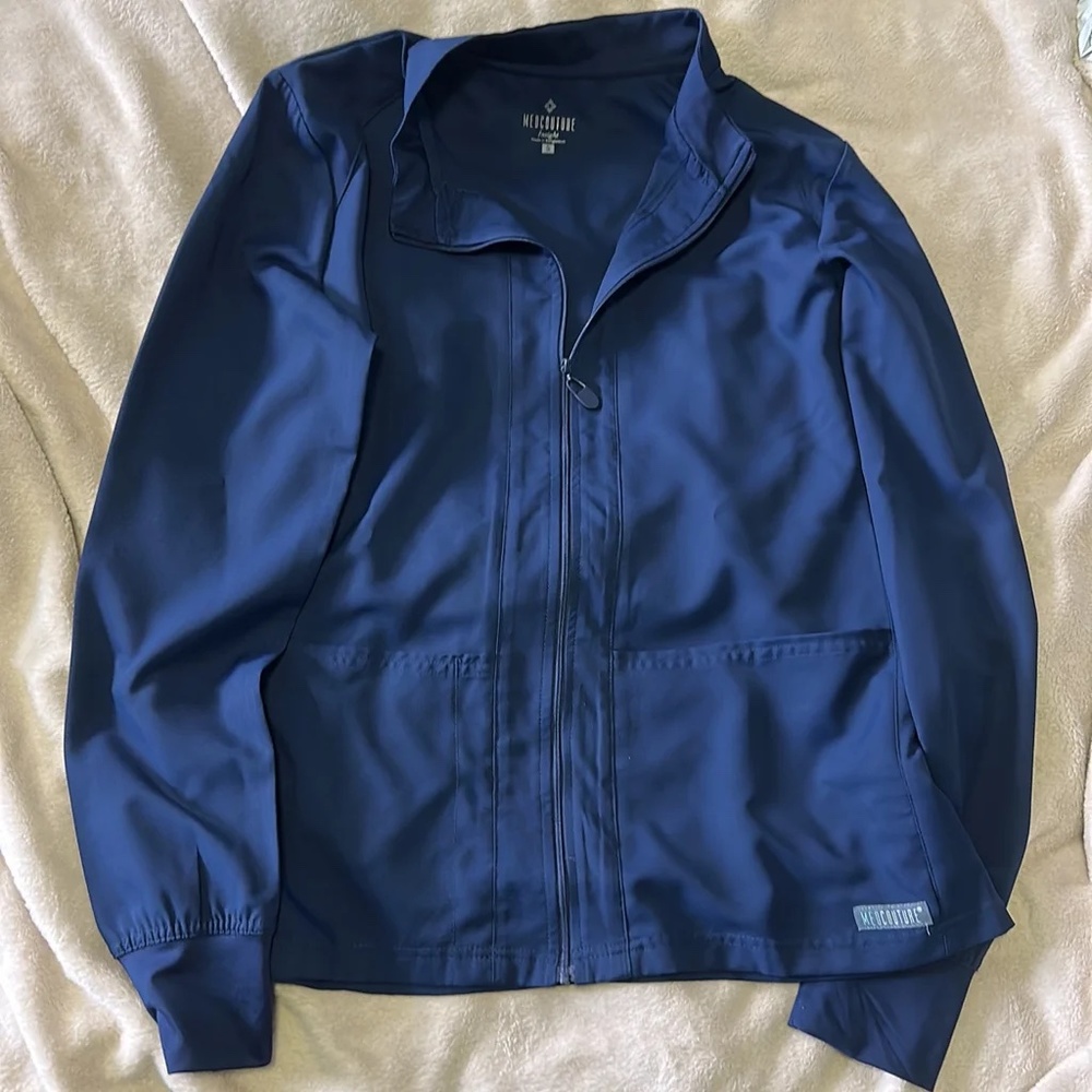 Med Couture Navy Scrub Jacket